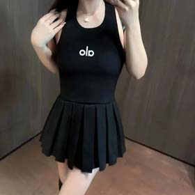 ALO 2025 Letter Classic Stretch Cotton Side Chest Strap Fitness Yoga Vest (3 styles)-2577  